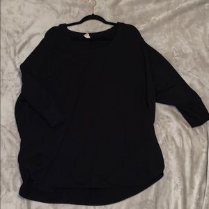 Soft warm black blouse